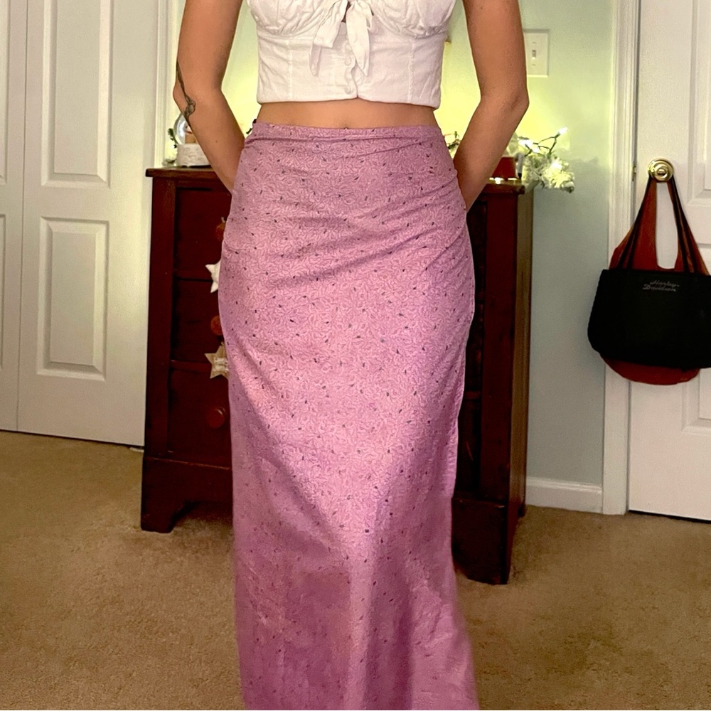 maxi wrap skirt